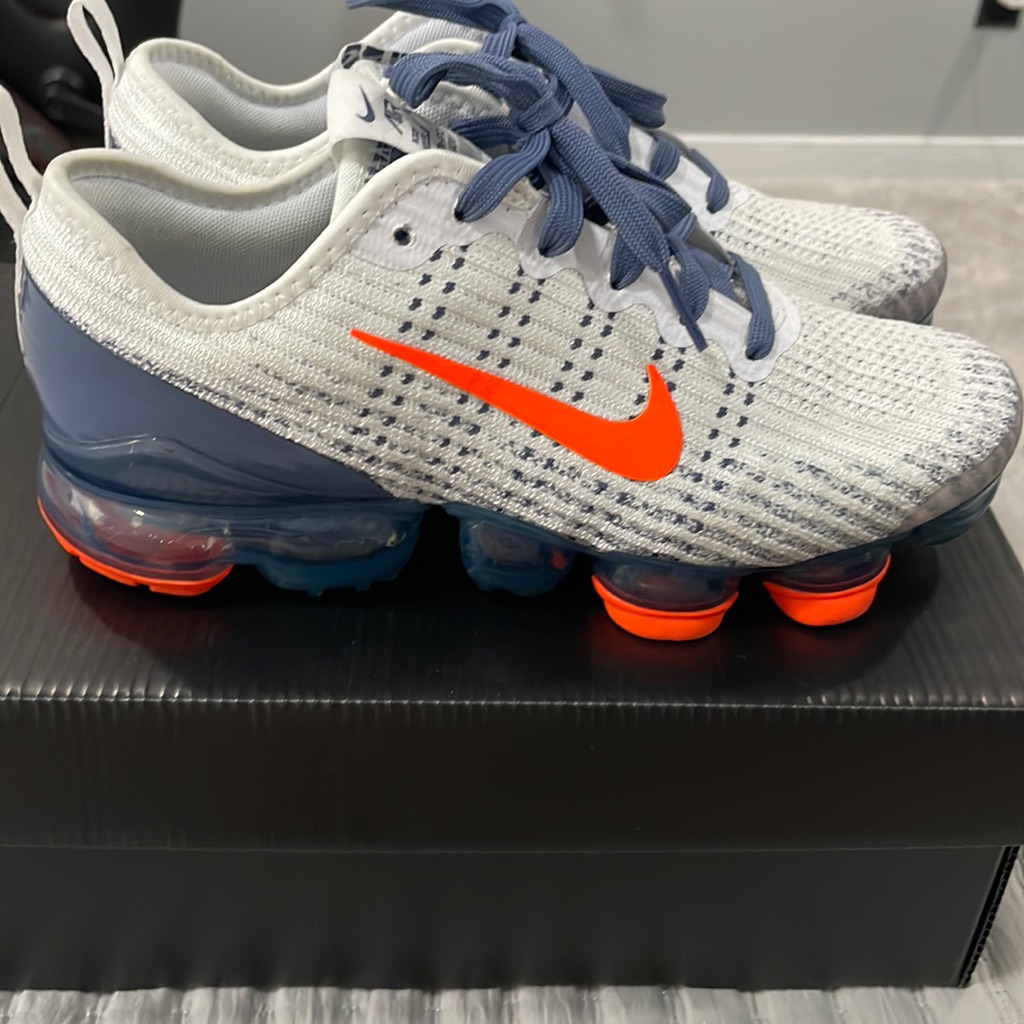 Nike Air Vapormax Flyknit 3 Diffused Blue (Gs) Sz 5.5 Youth/7 Womens Bq5238 105